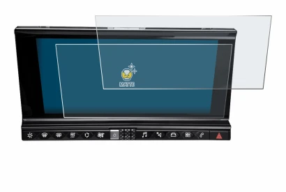 Image of the device DS 7 Crossback Infotainmentsystem with a wide variety of screen protectors.