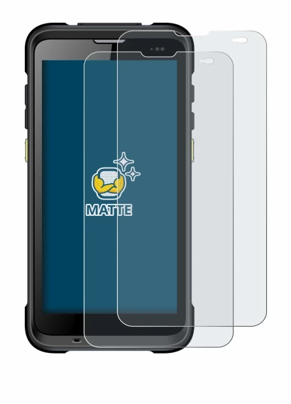 Image of the device Chainway C66 with a wide variety of screen protectors.