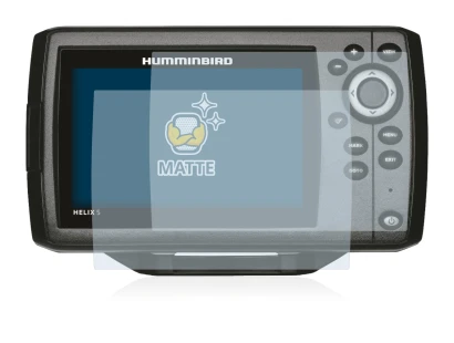 Image of the device Humminbird Helix 5 with a wide variety of screen protectors.