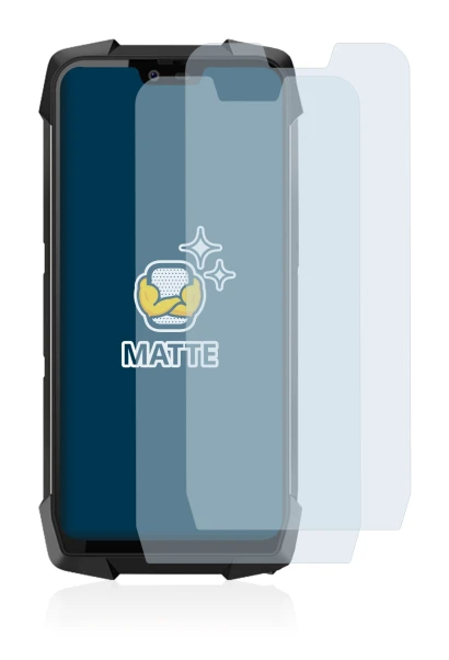 Image of the device Blackview BV9700 Pro with a wide variety of screen protectors.