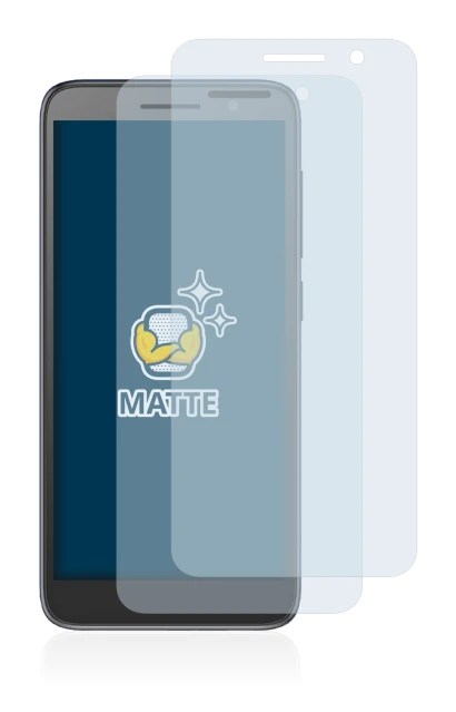 Image of the device Orange Rise 54 with a wide variety of screen protectors.