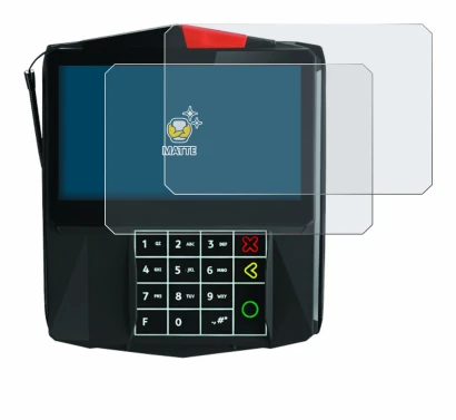 Image of the device ingenico Lane/7000 with a wide variety of screen protectors.
