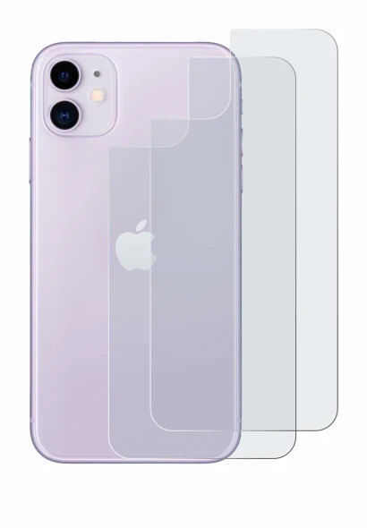 Image of the device Apple iPhone 11 (Back) with a wide variety of screen protectors.