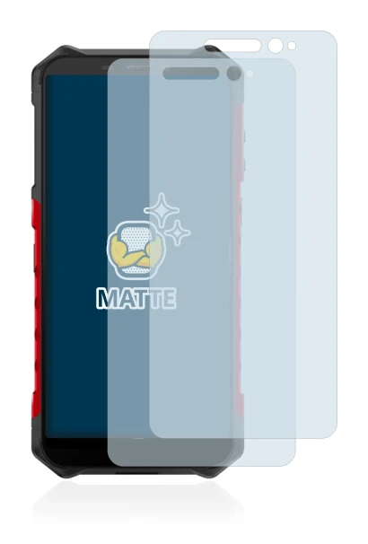 Image of the device Ulefone Armor X3 with a wide variety of screen protectors.