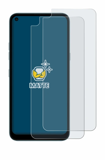 Image of the device LG K61 with a wide variety of screen protectors.