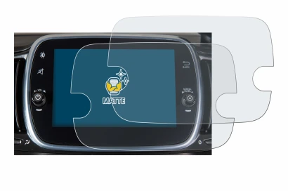 Image of the device Fiat 595 Abarth Uconnect 7" with a wide variety of screen protectors.