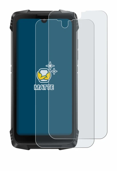 Image of the device Blackview BV6900 with a wide variety of screen protectors.