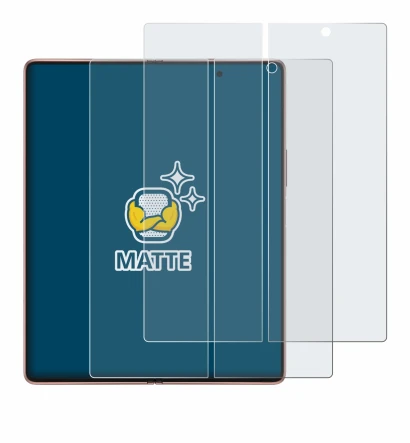 Image of the device Samsung Galaxy Z Fold 2 5G (Inner display) with a wide variety of screen protectors.