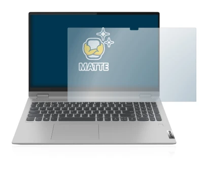 Image of the device Lenovo IdeaPad Flex 5 15" with a wide variety of screen protectors.