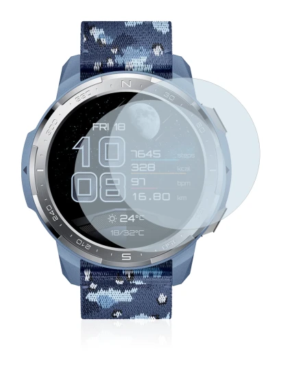 Image of the device Honor Watch GS Pro with a wide variety of screen protectors.