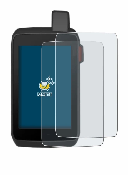 Image of the device Garmin Montana 700 with a wide variety of screen protectors.