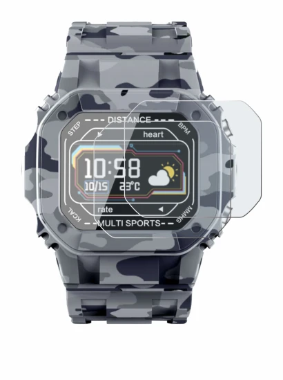 Image of the device JAY-tech SWi2 with a wide variety of screen protectors.