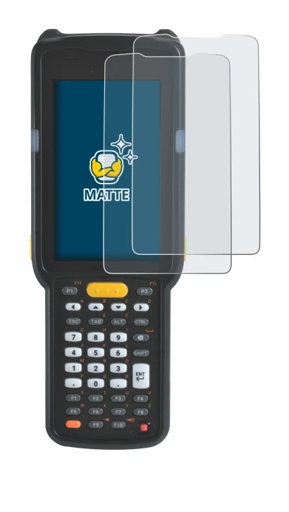 Image of the device Zebra MC330L with a wide variety of screen protectors.