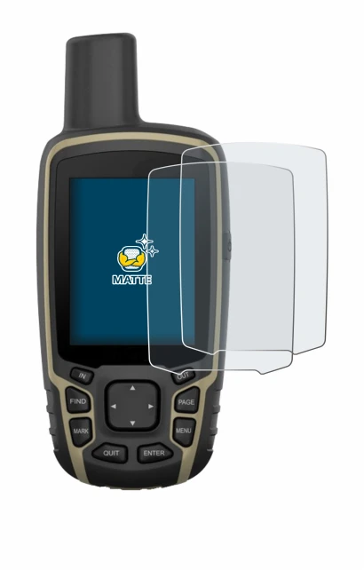 Image of the device Garmin GPSMAP 65 with a wide variety of screen protectors.