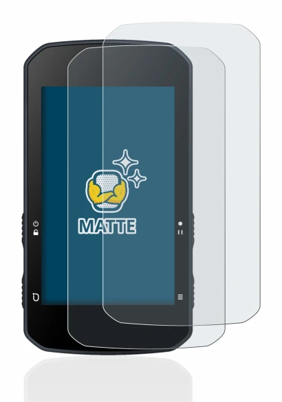 Image of the device Bryton Rider 750 with a wide variety of screen protectors.