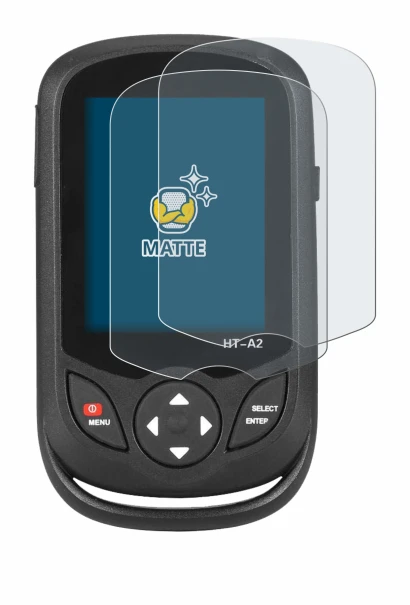 Image of the device Hti HT A2 with a wide variety of screen protectors.