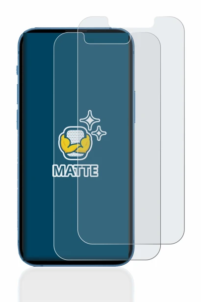 Image of the device Apple iPhone 13 mini with a wide variety of screen protectors.