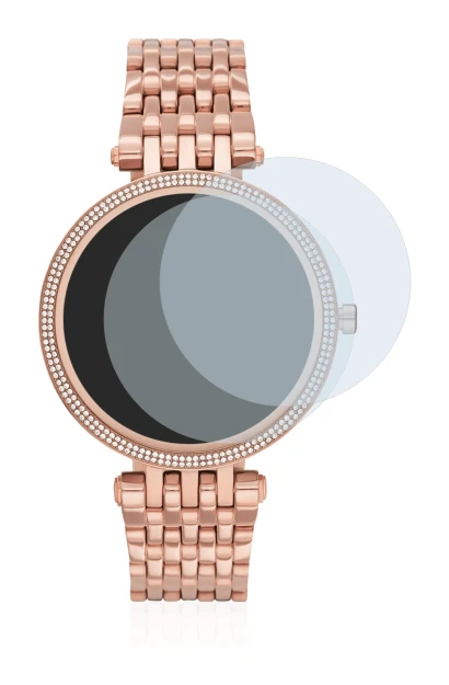 Image of the device Michael Kors Access Darci Gen 5E with a wide variety of screen protectors.