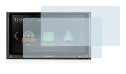 Image of the device Zenec Z-N528 with a wide variety of screen protectors.