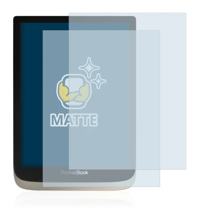 Image of the device PocketBook InkPad Color with a wide variety of screen protectors.