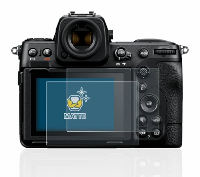 Image of the device Nikon Z 8 with a wide variety of screen protectors.