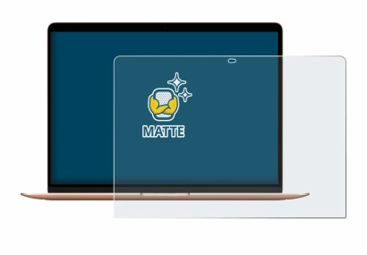 Image of the device Apple MacBook Air M1 2020 with a wide variety of screen protectors.