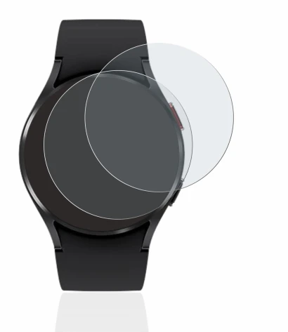 Image of the device Samsung Galaxy Watch 4 (40mm) with a wide variety of screen protectors.