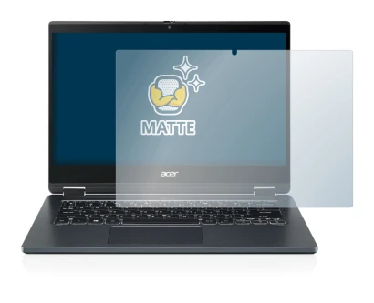 Image of the device Acer TravelMate Spin P4 14" 16:9 with a wide variety of screen protectors.