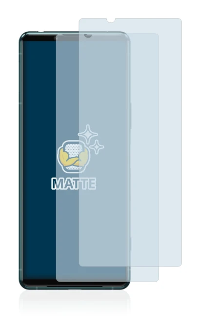 Image of the device Sony Xperia 5 III with a wide variety of screen protectors.