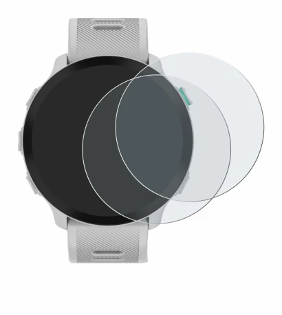 Image of the device Garmin Forerunner 55 with a wide variety of screen protectors.