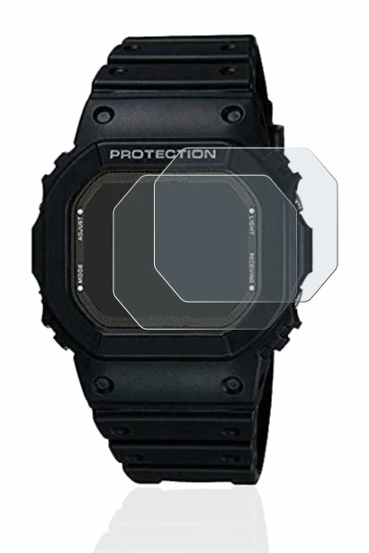 Image of the device Casio G-Shock GW-5000-1JF with a wide variety of screen protectors.
