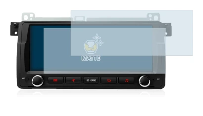 Image of the device Xtrons PQ8046BL with a wide variety of screen protectors.