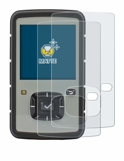 Image of the device TPL Birdy Slim with a wide variety of screen protectors.