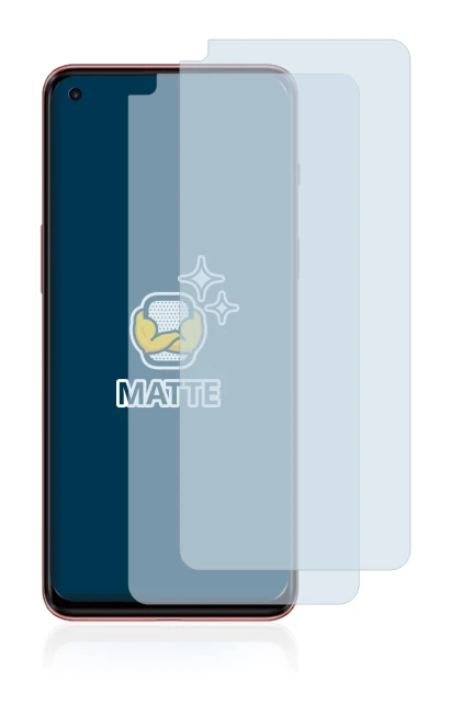 Image of the device OnePlus Nord 2 with a wide variety of screen protectors.