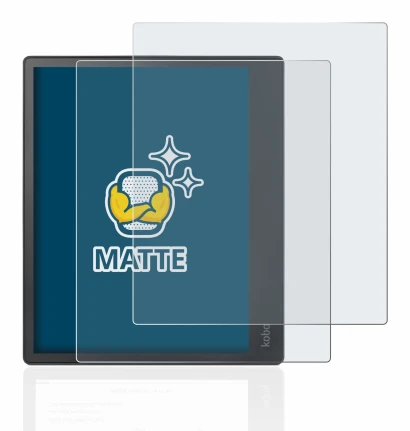 Image of the device Kobo Elipsa with a wide variety of screen protectors.