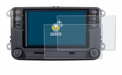 Image of the device Volkswagen Autoradio Composition Touch RCD330+ 6.5" with a wide variety of screen protectors.