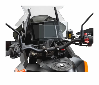 Image of the device KTM 1290 Super Adventure S 2021 TFT 7" Speedometer display with a wide variety of screen protectors.