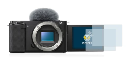 Image of the device Sony Alpha ZV-E10 with a wide variety of screen protectors.