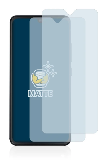 Image of the device Cubot Note 7 with a wide variety of screen protectors.