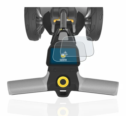Image of the device PowaKaddy CT6 with a wide variety of screen protectors.