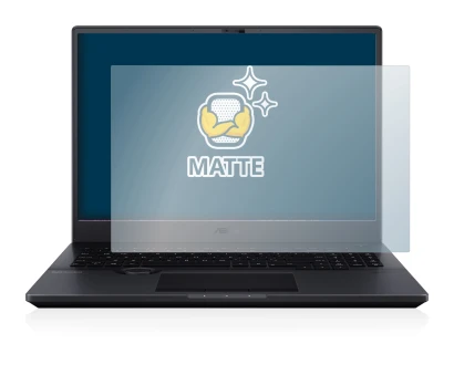 Image of the device ASUS ProArt StudioBook Pro 16 OLED with a wide variety of screen protectors.