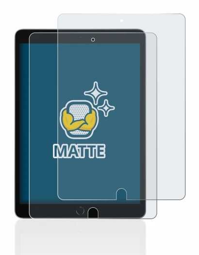 Image of the device Apple iPad 10.2" WiFi 2021 (9th Gen.) with a wide variety of screen protectors.