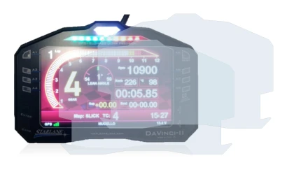 Image of the device Starlane DaVinci-II S with a wide variety of screen protectors.