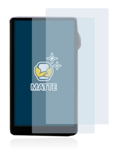 Image of the device iBasso DX240 with a wide variety of screen protectors.