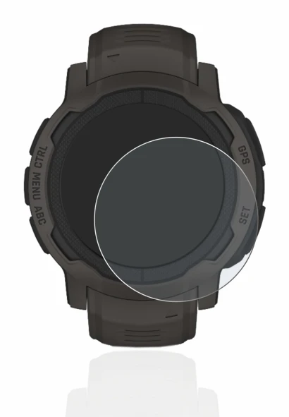 Image of the device Garmin Instinct 2 with a wide variety of screen protectors.