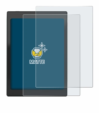 Image of the device Boox Nova Air C with a wide variety of screen protectors.