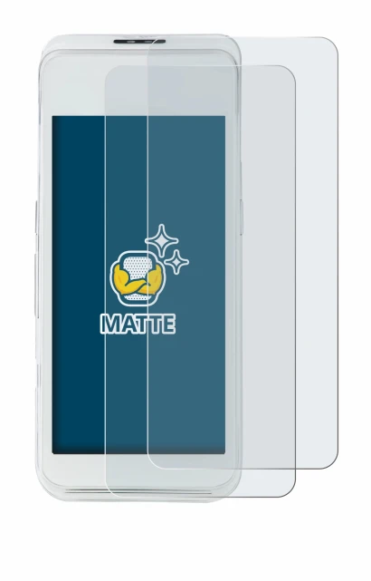 Image of the device Pax A920 Pro with a wide variety of screen protectors.