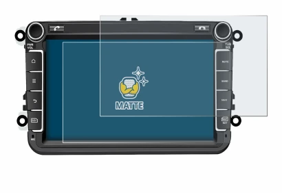 Image of the device M.I.C. AV8V7-Lite with a wide variety of screen protectors.