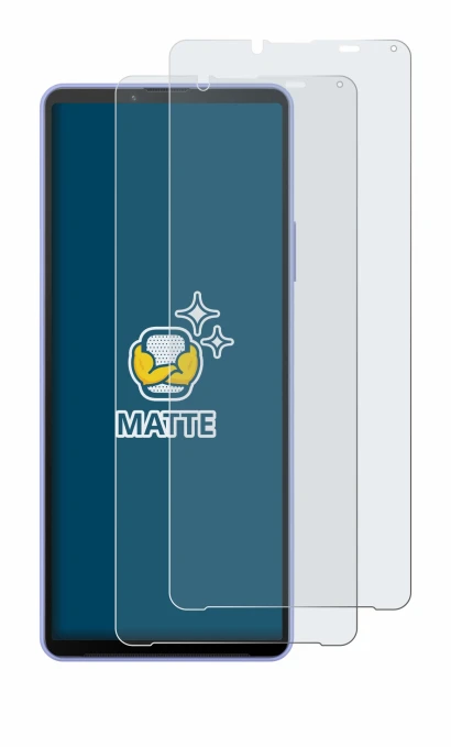 Image of the device Sony Xperia 10 IV with a wide variety of screen protectors.