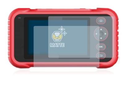 Image of the device Launch CRP 123 / 129 EVO with a wide variety of screen protectors.
